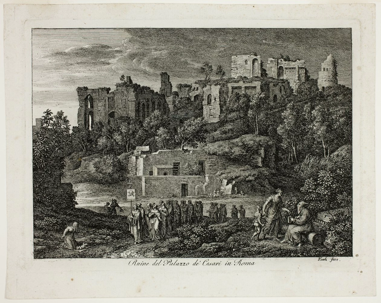 Rovine del Palazzo dei Cesari a Roma - Art Institute of Chicago